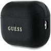 Guess PU Grained Classic Logo Apple AirPods Pro 2 dėklas jūsų ausinėms juodos spalvos