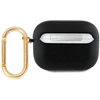 Guess PU Grained Classic Logo Apple AirPods Pro dėklas jūsų ausinėms juodos spalvos
