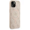 Guess PU Leather 4G Colored Ring Strap MagSafe dėklas skirtas Apple iPhone 14 rožinės spalvos