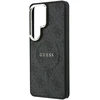 Dėklas Guess PU Leather 4G Gold Frame phone case with MagSafe support for Samsung Galaxy S26 Ultra (S948) juodas