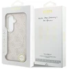 Dėklas Guess PU Leather 4G Gold Frame phone case with MagSafe support for Samsung Galaxy S26 (S942) pink