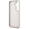 Dėklas Guess PU Leather 4G Gold Frame phone case with MagSafe support for Samsung Galaxy S26 (S942) pink