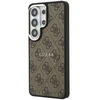 Dėklas Guess PU Leather 4G Gold Frame phone case and for Samsung Galaxy S26 Ultra (S948) ruda