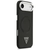 Guess PU Leather Triangle Logo MagSafe dėklas skirtas Apple iPhone Air juodos spalvos