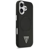 Guess PU Leather Triangle Logo MagSafe dėklas skirtas Apple iPhone 17 juodos spalvos