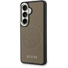 Dėklas Guess PU Perforated 4G Logo phone case with MagSafe support for Samsung Galaxy S26 (S942) ruda
