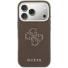 GUESS dėklas, skirtas IPHONE 17 Pro GUHCP17L5PS4RGGW (PU FW dervos logotipas) rudas