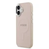 Guess PU Saffiano MagSafe dėklas skirtas Apple iPhone 17 rožinės spalvos