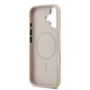 Guess PU Saffiano MagSafe dėklas skirtas Apple iPhone 17 rožinės spalvos