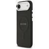 Guess PU Saffiano MagSafe dėklas skirtas Apple iPhone Air juodos spalvos