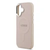 Guess PU Saffiano MagSafe dėklas skirtas Apple iPhone 17 rožinės spalvos