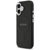 Guess PU Saffiano MagSafe dėklas skirtas Apple iPhone 17 juodos spalvos