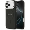 Guess PU Saffiano MagSafe dėklas skirtas Apple iPhone 17 Pro Max juodos spalvos
