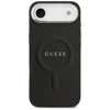 Guess PU Saffiano MagSafe dėklas skirtas Apple iPhone Air juodos spalvos