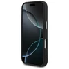 Guess PU Saffiano MagSafe dėklas skirtas Apple iPhone 17 Pro juodos spalvos
