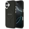 Guess PU Saffiano MagSafe dėklas skirtas Apple iPhone 17 juodos spalvos