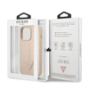 Dėklas GUESS GUHCP13LPSATLE IPHONE 13 PRO / 13 6.1 "BEIGE / BEIGE HARDCASE SAFFIANOTRIANGLE LOGO