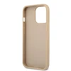 Dėklas GUESS GUHCP13LPSATLE IPHONE 13 PRO / 13 6.1 "BEIGE / BEIGE HARDCASE SAFFIANOTRIANGLE LOGO