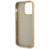 Guess telefono dėklas iPhone 14 Pro Max 6,7 GUHCP14XHDGTPD auksinis dėklas Rhinestone Triangle