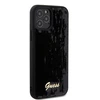 Apple iPhone 12 / 12 Pro Guess dėklas Sequin Script Metal (GUHCP12MPSFDGSK) juodos spalvos
