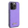 Apple iPhone 14 Pro Max Guess dėklas Sequin Script Metal (GUHCP14XPSFDGSU) violetinės spalvos