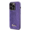 Apple iPhone 14 Pro Max Guess dėklas Sequin Script Metal (GUHCP14XPSFDGSU) violetinės spalvos