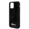 Apple iPhone 12 / 12 Pro Guess dėklas Sequin Script Metal (GUHCP12MPSFDGSK) juodos spalvos