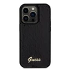 Apple iPhone 14 Pro Max Guess dėklas Sequin Script Metal (GUHCP14XPSFDGSK) juodos spalvos