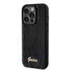 Apple iPhone 14 Pro Guess dėklas Sequin Script Metal (GUHCP14LPSFDGSK) juodos spalvos