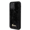 Apple iPhone 12 / 12 Pro Guess dėklas Sequin Script Metal (GUHCP12MPSFDGSK) juodos spalvos