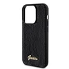 Apple iPhone 14 Pro Guess dėklas Sequin Script Metal (GUHCP14LPSFDGSK) juodos spalvos