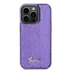 Apple iPhone 14 Pro Max Guess dėklas Sequin Script Metal (GUHCP14XPSFDGSU) violetinės spalvos