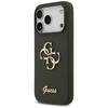 Guess Silicone Big 4G Script dėklas skirtas Apple iPhone 17 Pro khaki