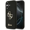 Guess Silicone Big 4G Script dėklas skirtas Apple iPhone 17 juodos spalvos