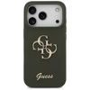 Guess Silicone Big 4G Script dėklas skirtas Apple iPhone 17 Pro Max khaki