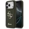 Guess Silicone Big 4G Script dėklas skirtas Apple iPhone 17 Pro Max khaki