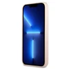 Apple iPhone 13 Guess dėklas Silicone Triangle (GUHCP13MSLTGP) rožinės spalvos