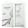 Guess Universal Wrist Strap Crystals 4G Charm rožinės spalvos