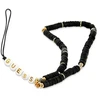 Guess zawieszka GUSTPEARK Phone virvelė telefonui juodos spalvos Heishi Beads