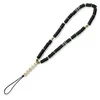 Guess zawieszka GUSTPEARK Phone virvelė telefonui juodos spalvos Heishi Beads