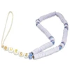 Guess zawieszka GUSTPEARU Phone Strap lilak lilac Heishi Beads