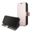 Dėklas Guess Apple iPhone 12/12 Pro 6.1 Iridescent Book Case Rožinė