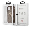 Dėklas Guess - Guess PU 4G Metal Logo Case for iPhone 11 Brown