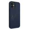 Dėklas GUESS GUHCP12SVSBL IPHONE 12 MINI 5.4 "Mėlynas/Mėlynas HARDCASE SCRIPT VINTAGE