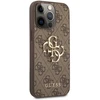 Dėklas Guess - Guess PU 4G Metal Logo Case for iPhone 13 Pro Brown