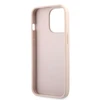 Dėklas GUHCP13L4GMGPI Guess PU 4G Metal Logo Case for iPhone 13 Pro Rožinė