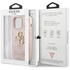 Dėklas Guess - Guess PU 4G Metal Logo Case for iPhone 13 Pro Rožinė