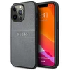 Guess GUHCP13LPSASBGR iPhone 13 Pro / 13 6.1" pilkas/pilkas Saffiano Strap