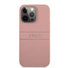 Apple iPhone 13 Pro Max 6,7" Guess dėklas Saffiano Stripe GUHCP13XPSASBPI rožinės spalvos