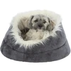 Trixie Minou bed, round, ø 47 × 26 cm, pilkas/light pilkas